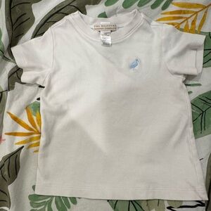 TBBC Kids Cream T-Shirt with Blue Logo